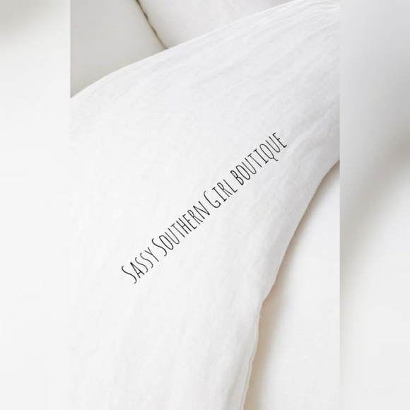 🆕⭐White French linen duvet cover set - Picture 7 of 11